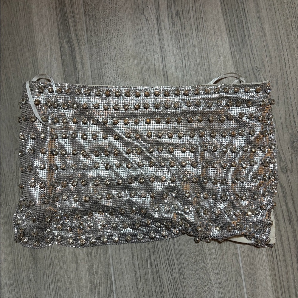 Silver Studded Women's skirt